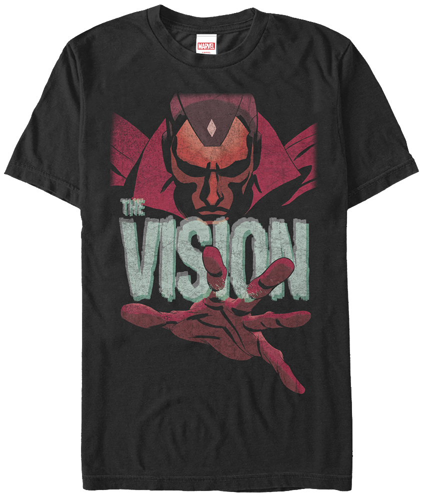 Marvel Vision Graphic T Shirt PNG