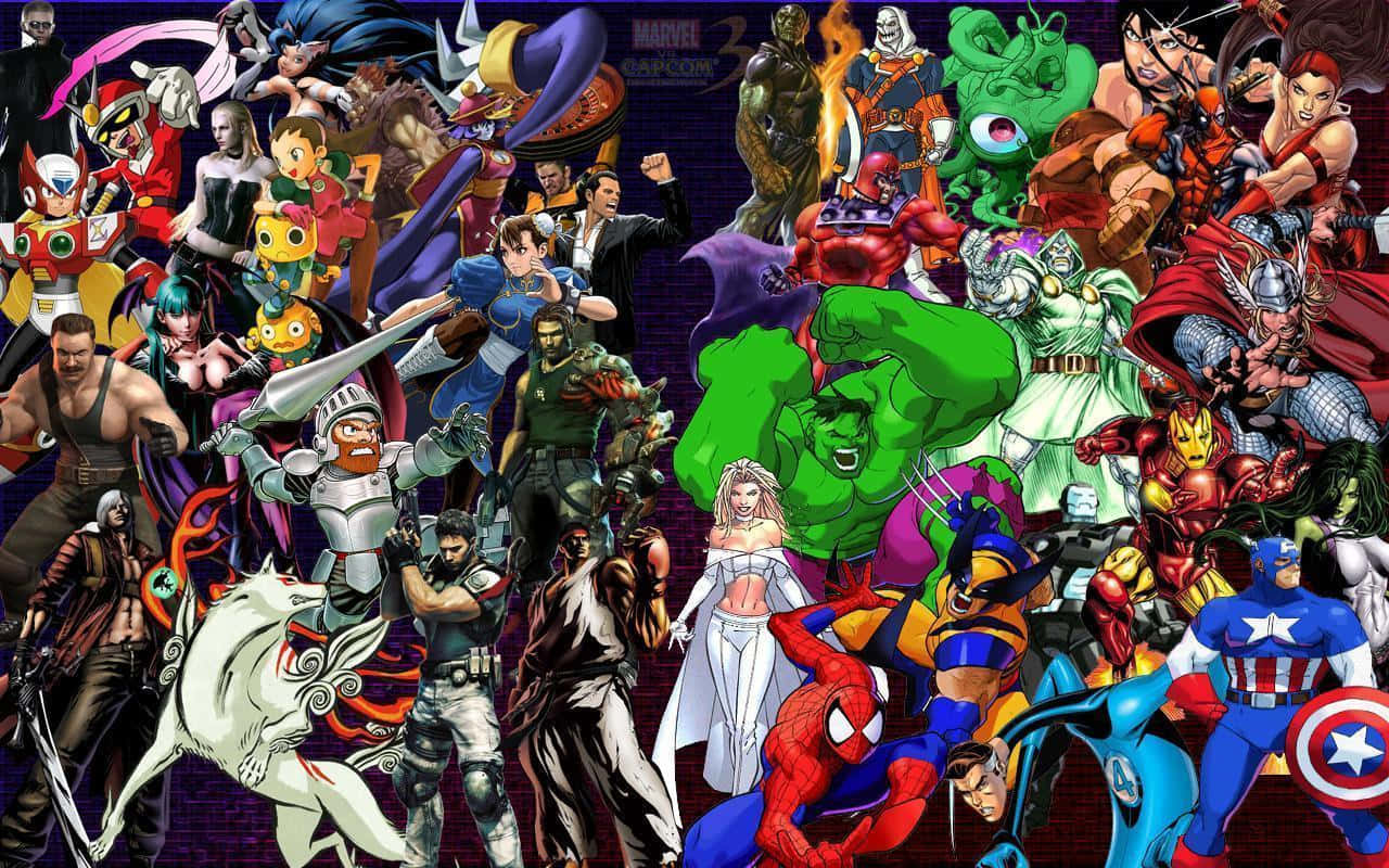 Marvel Vs Capcom Showdown Wallpaper