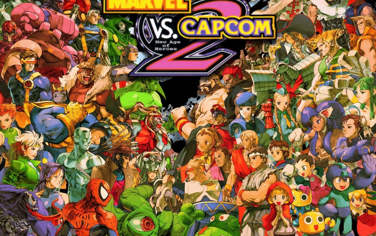 Marvel Vs Capcom Epic Showdown Wallpaper