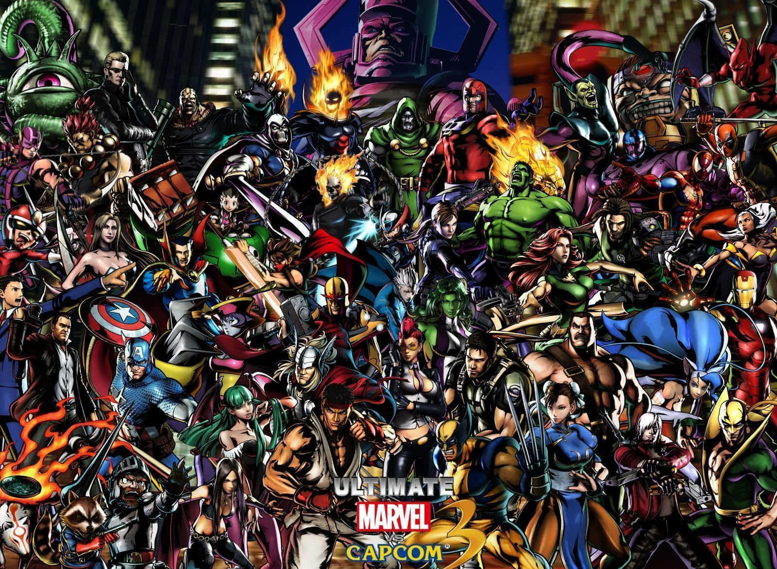 Marvel Vs Capcom: Ultimate Showdown Wallpaper