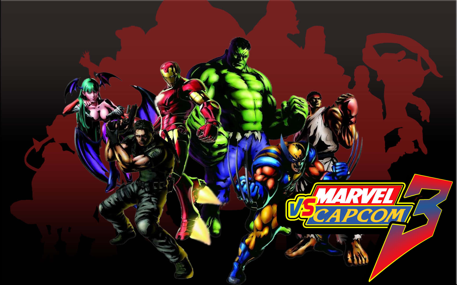 Marvel Vs Capcom Characters United Wallpaper