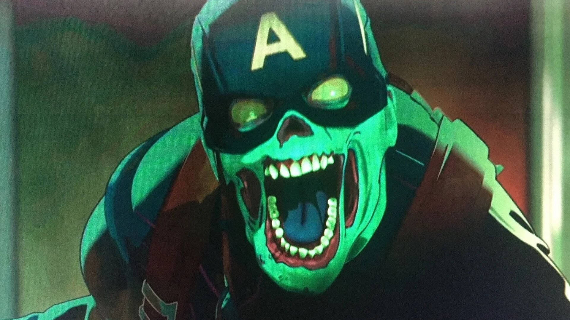 Marvel What If Captain America Zombie Background
