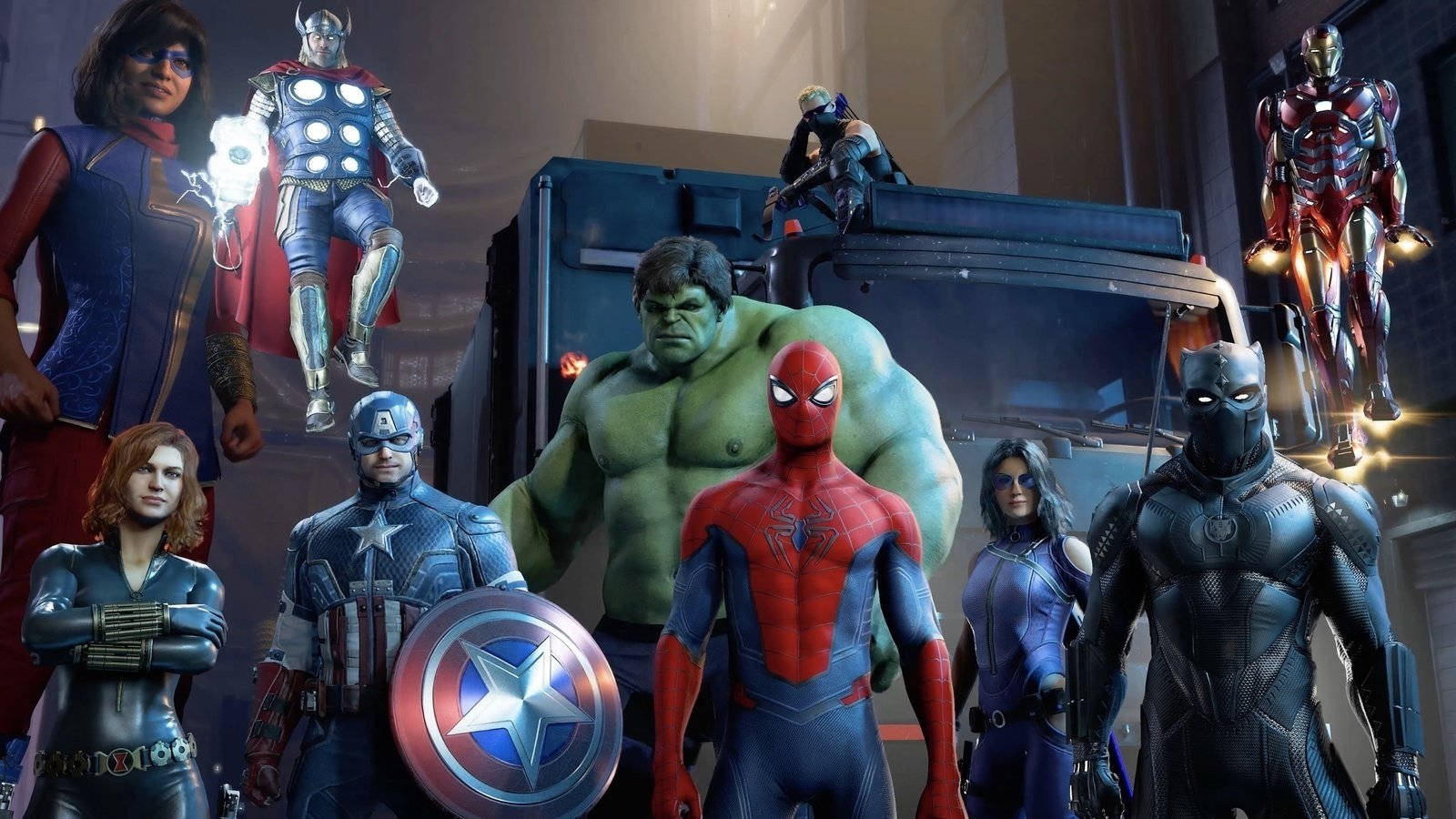 Kom med ind i handlingen med dine favorit Marvel superhelte med Marvel Xbox! Wallpaper