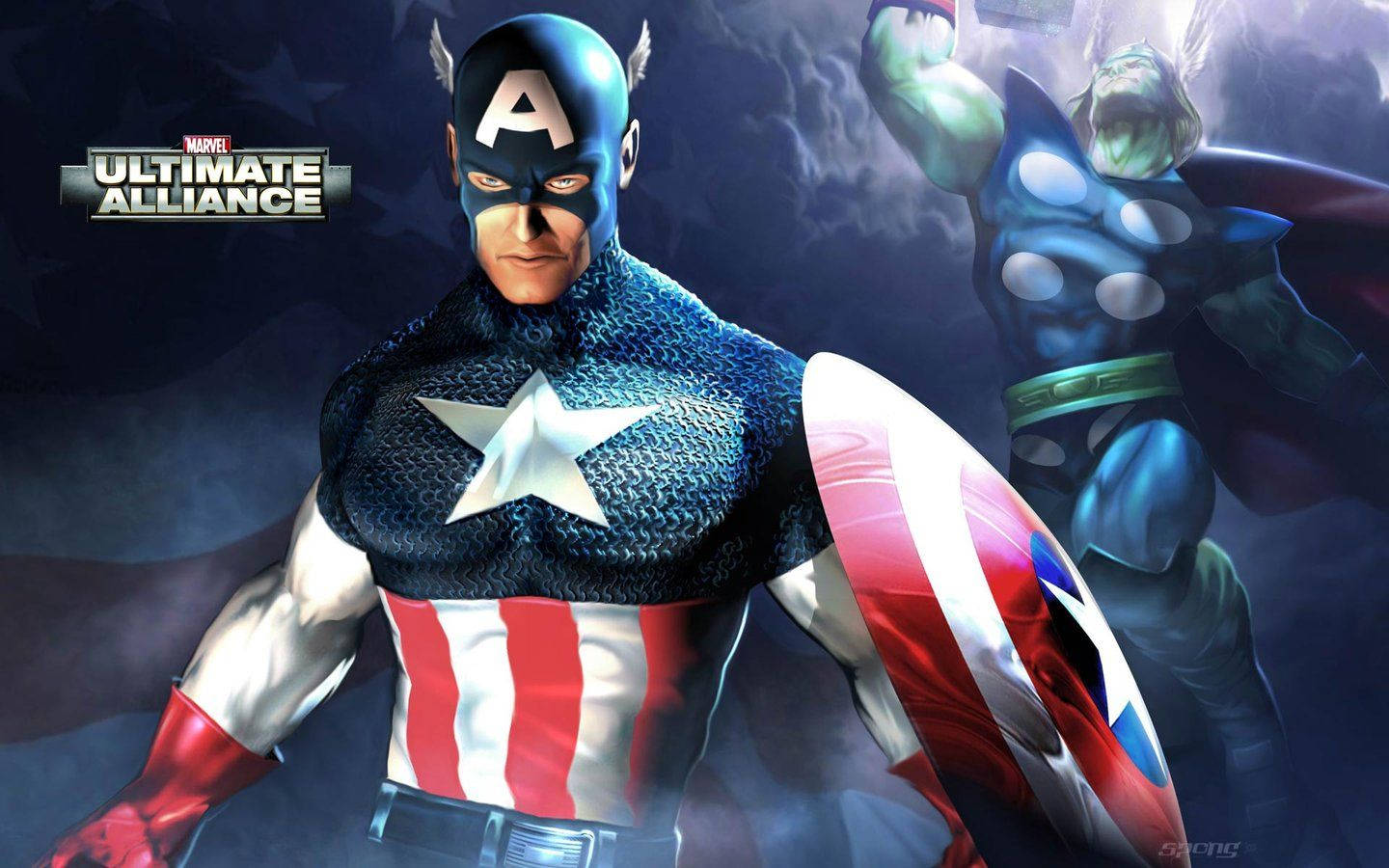 Udvælg de Marvel Superkræfter med Xbox Ones Avengers tapet. Wallpaper
