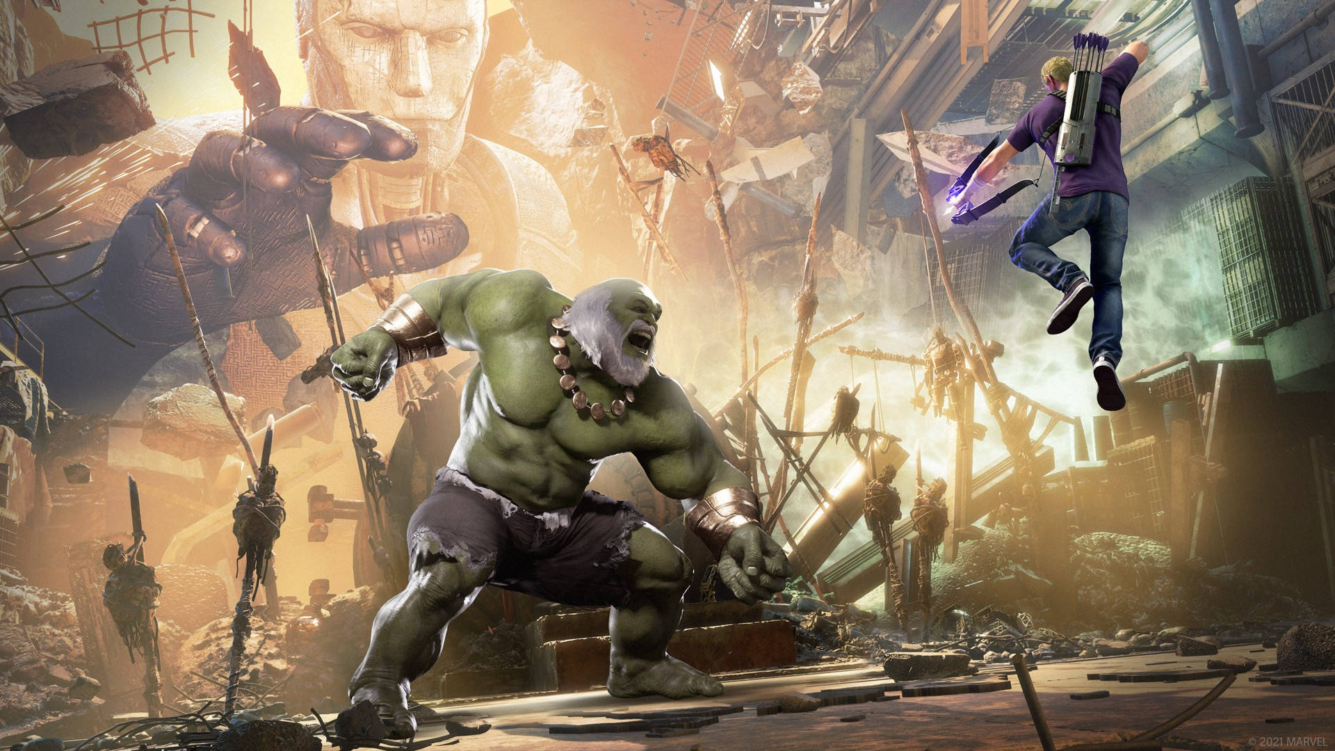 Nyd det sjove og eventyr af Marvel-tema Xbox gaming. Wallpaper