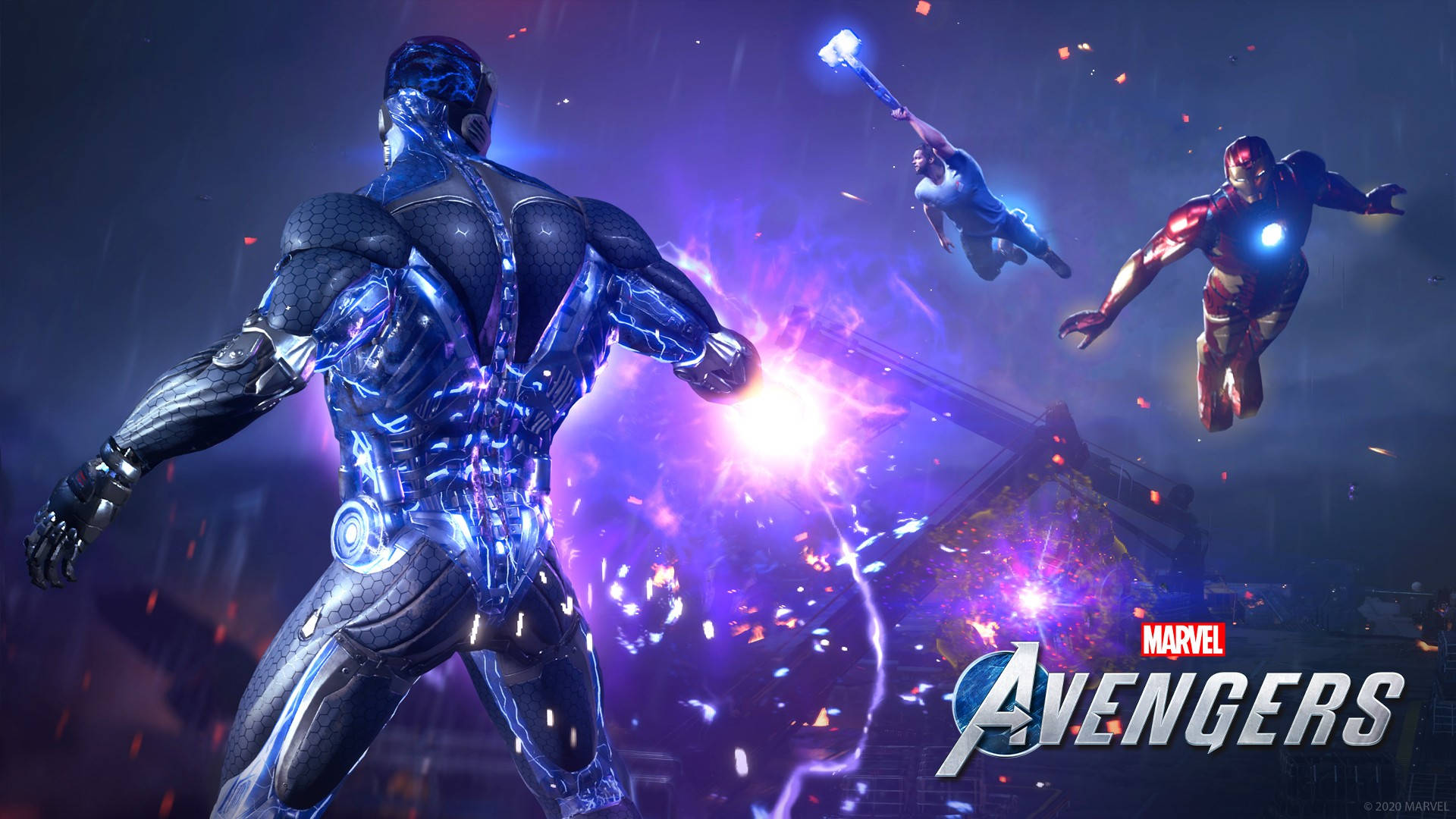 Gør klar til at spille med Marvel Superhelte og lås op for kraften af Xbox. Wallpaper