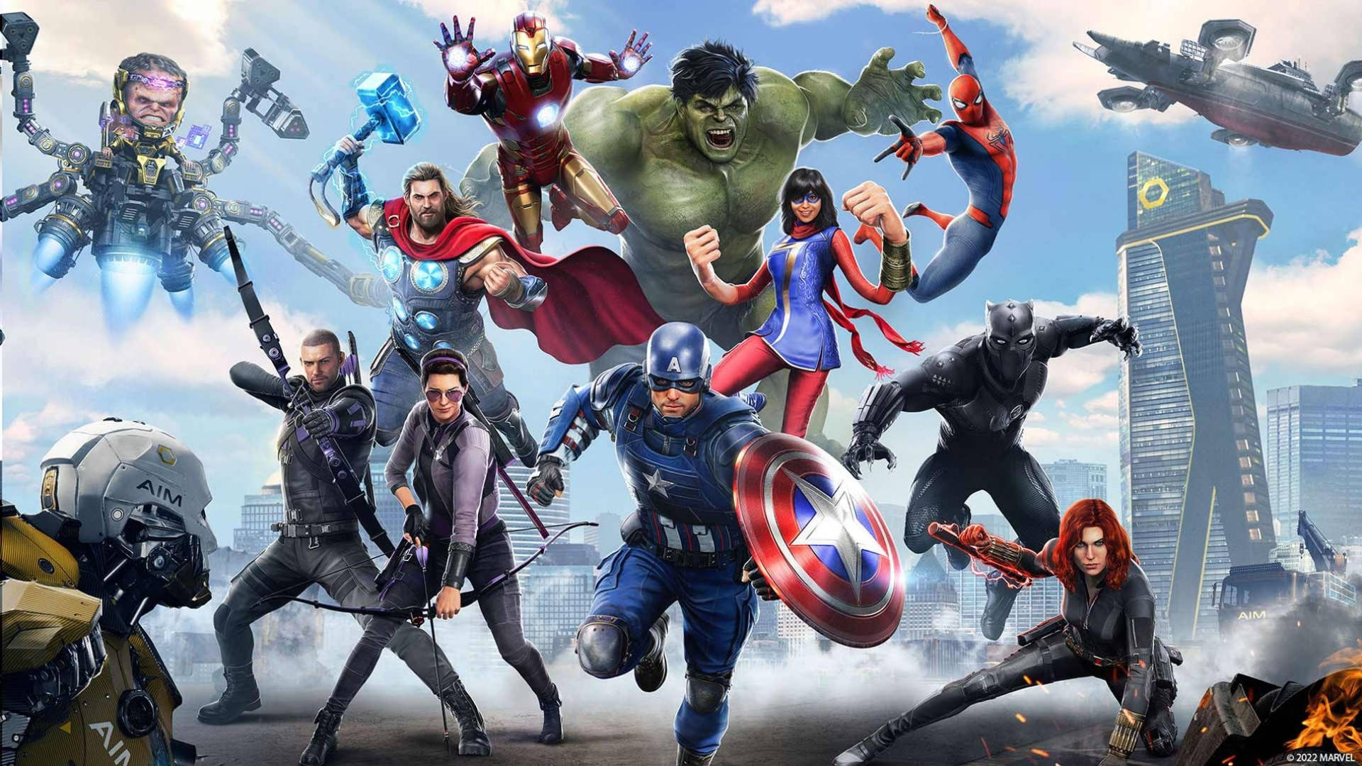 Höjditt Spel Med Den Nya Marvel Xboxen! Wallpaper