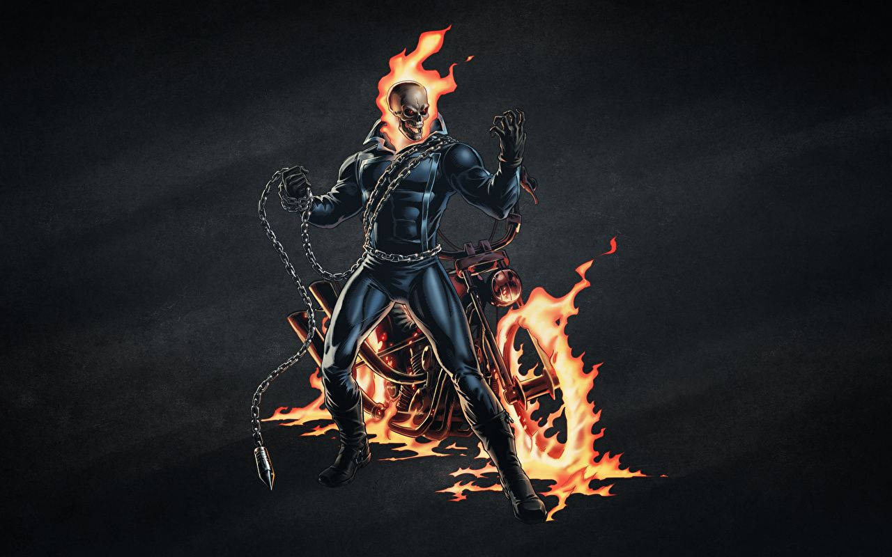 Marvelous Ghost Rider Art Background