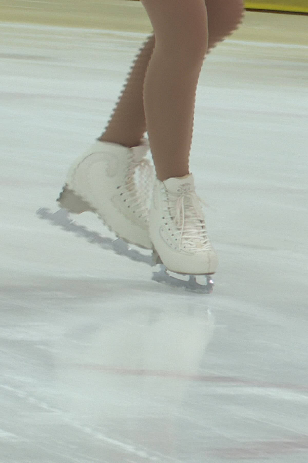 Utrolig par af is skating sko Wallpaper