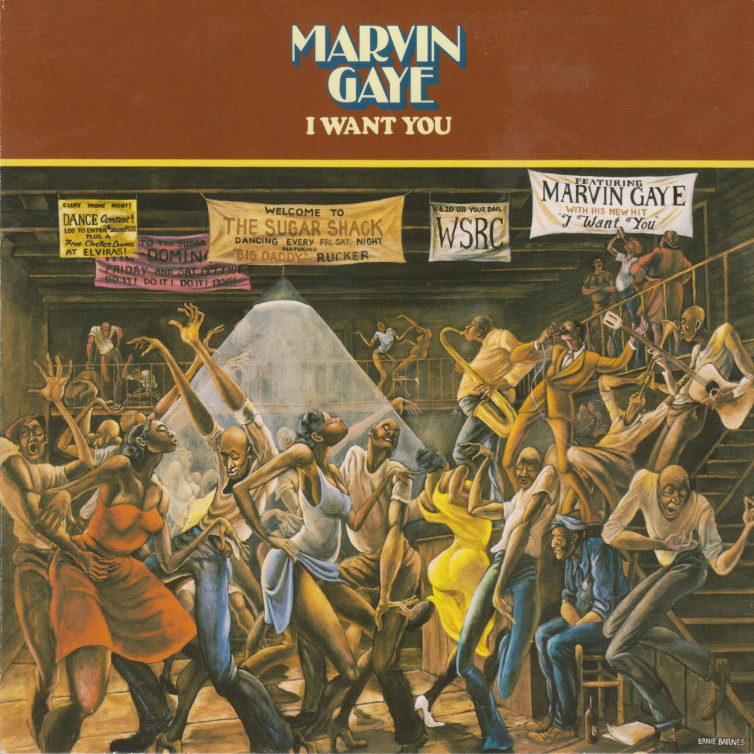 Marvin Gaye Ti Voglio Copertina Dell'album Sfondo