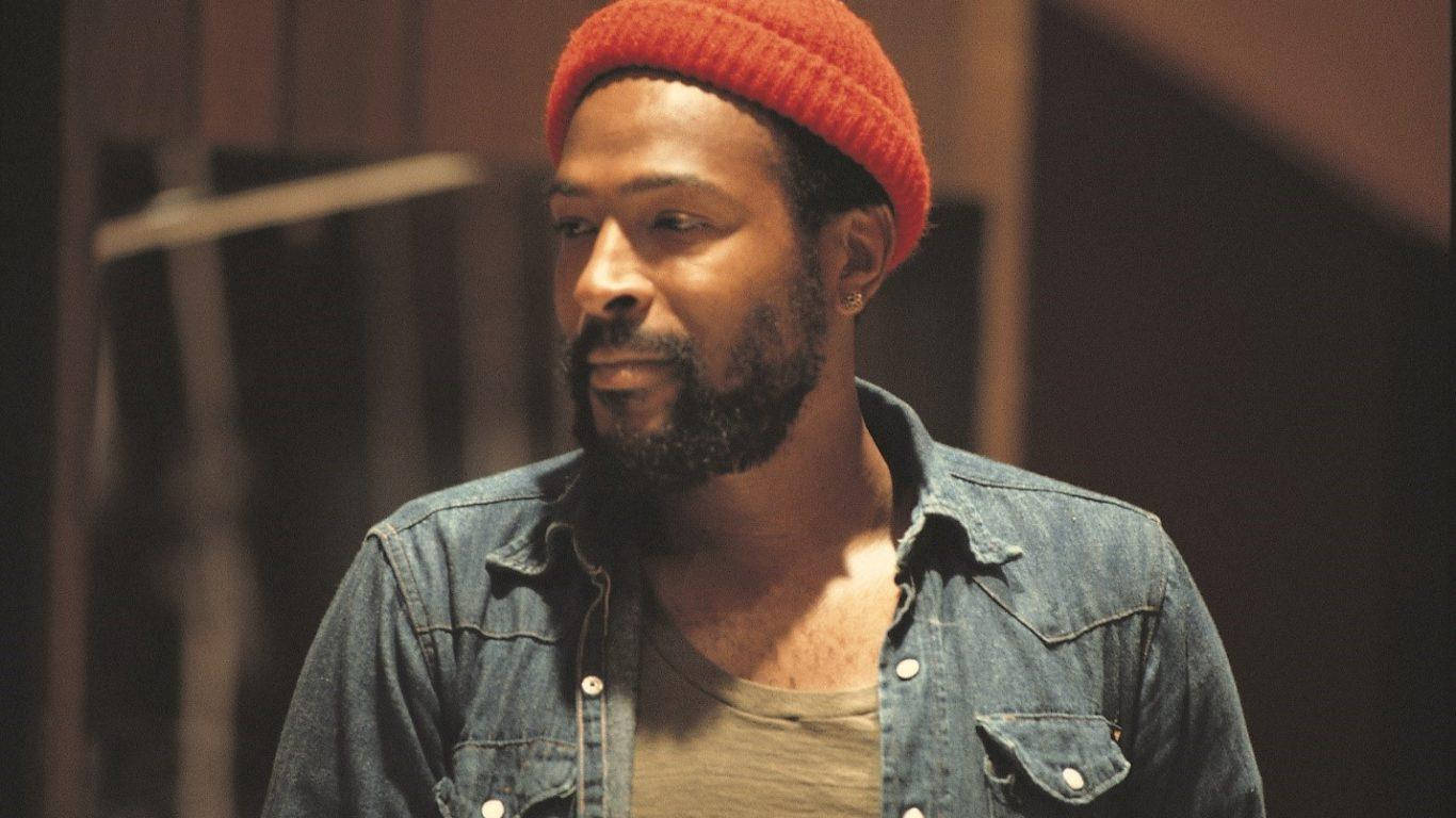 Marvin Gaye In Casual Clothing Wallpaper