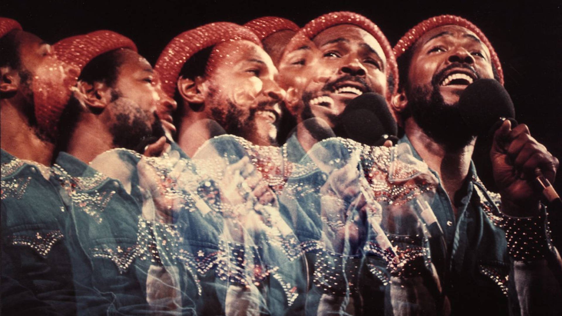 Marvin Gaye Multiple In Concert Wallpaper