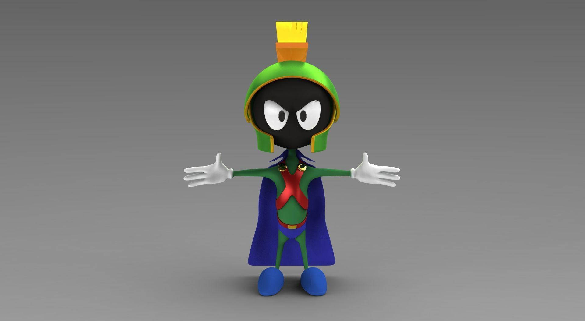 Marvin The Martian Arms Sideward Wallpaper
