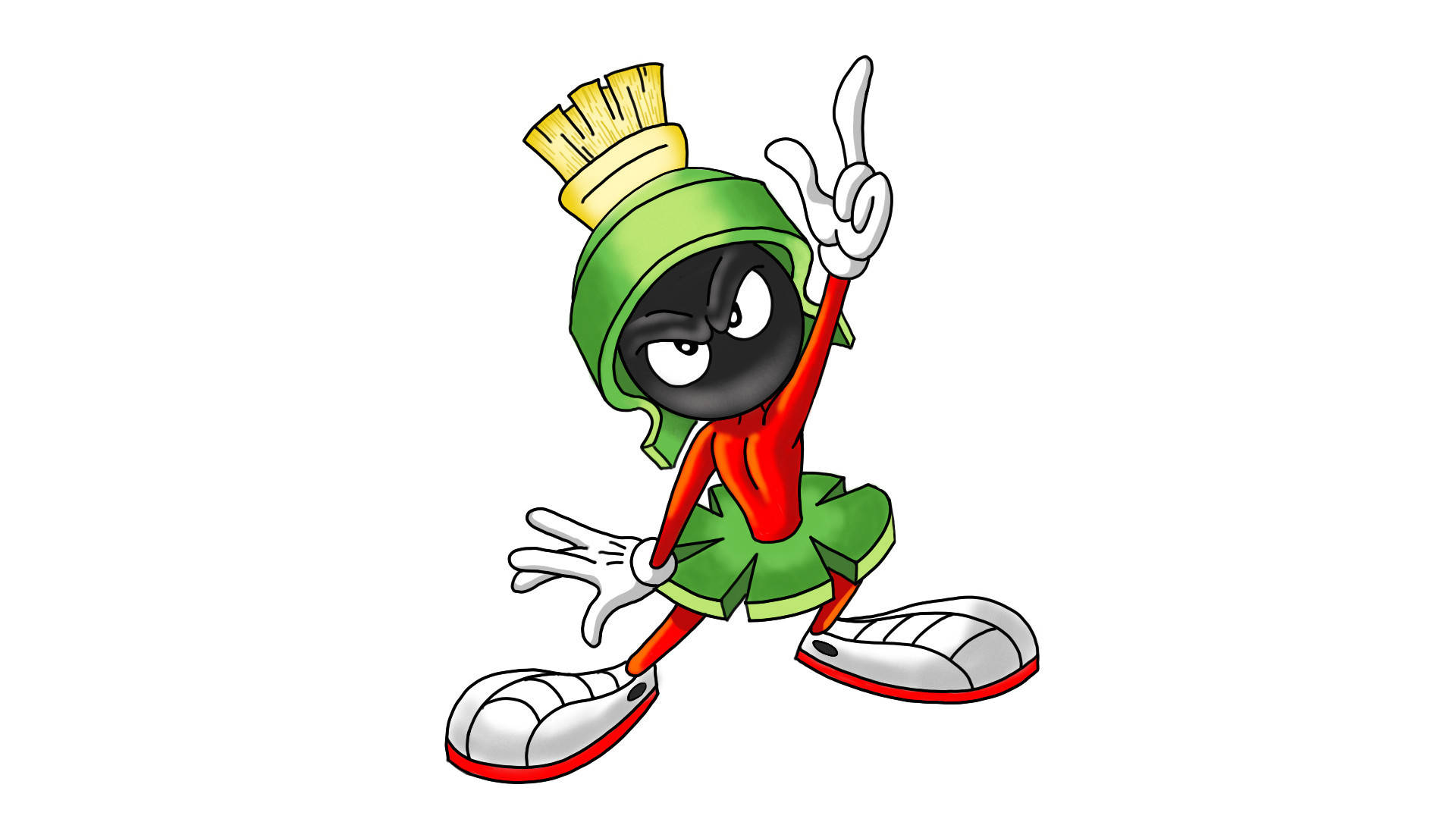 Marvin The Martian Drawing Wallpaper