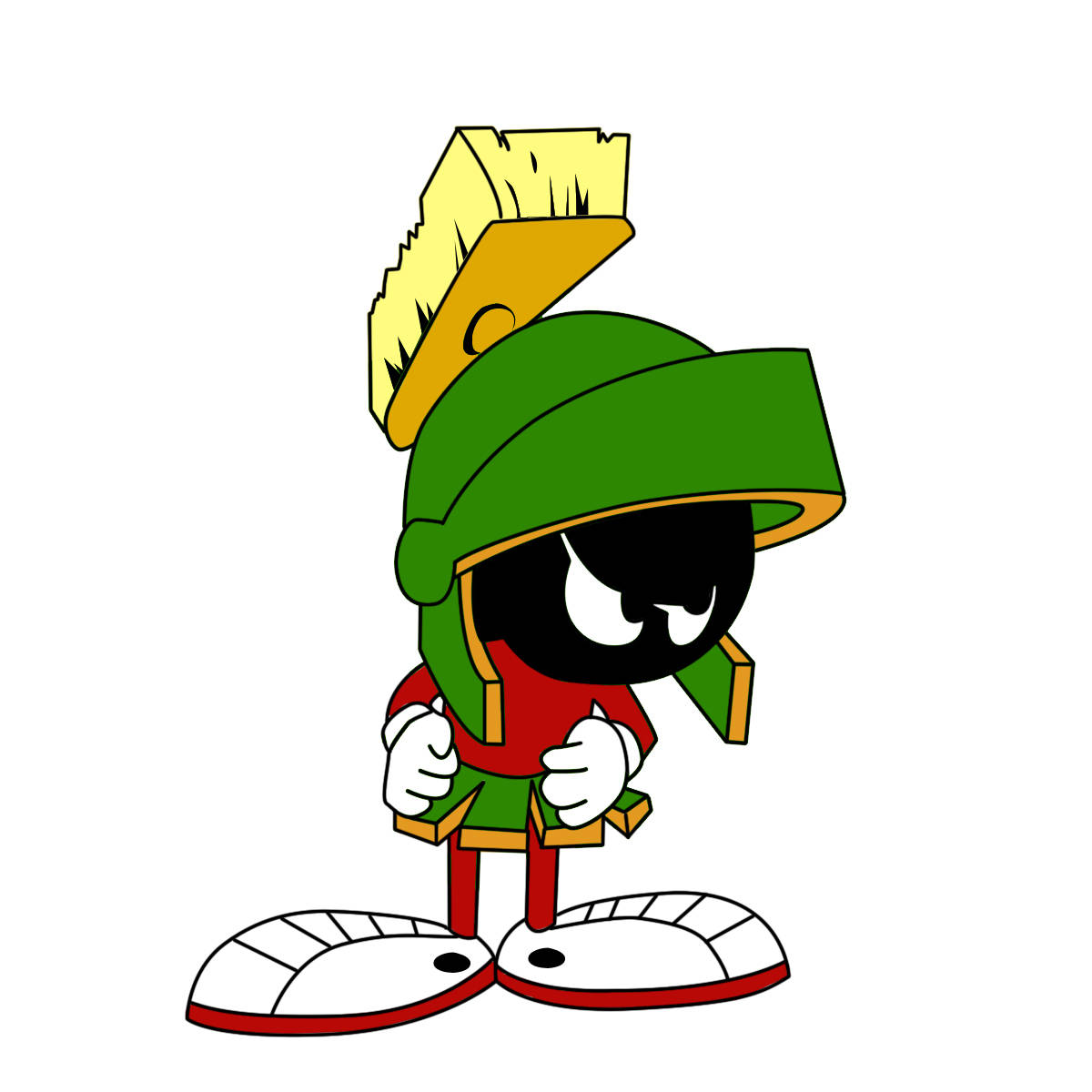 Marvin The Martian Looking Mad Wallpaper