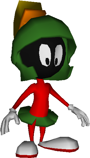 Marvinthe Martian3 D Model PNG