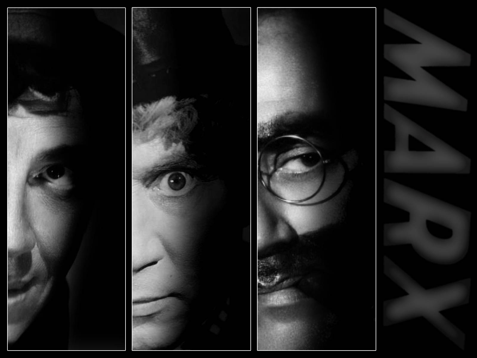 Marx Brothers Half Face Wallpaper