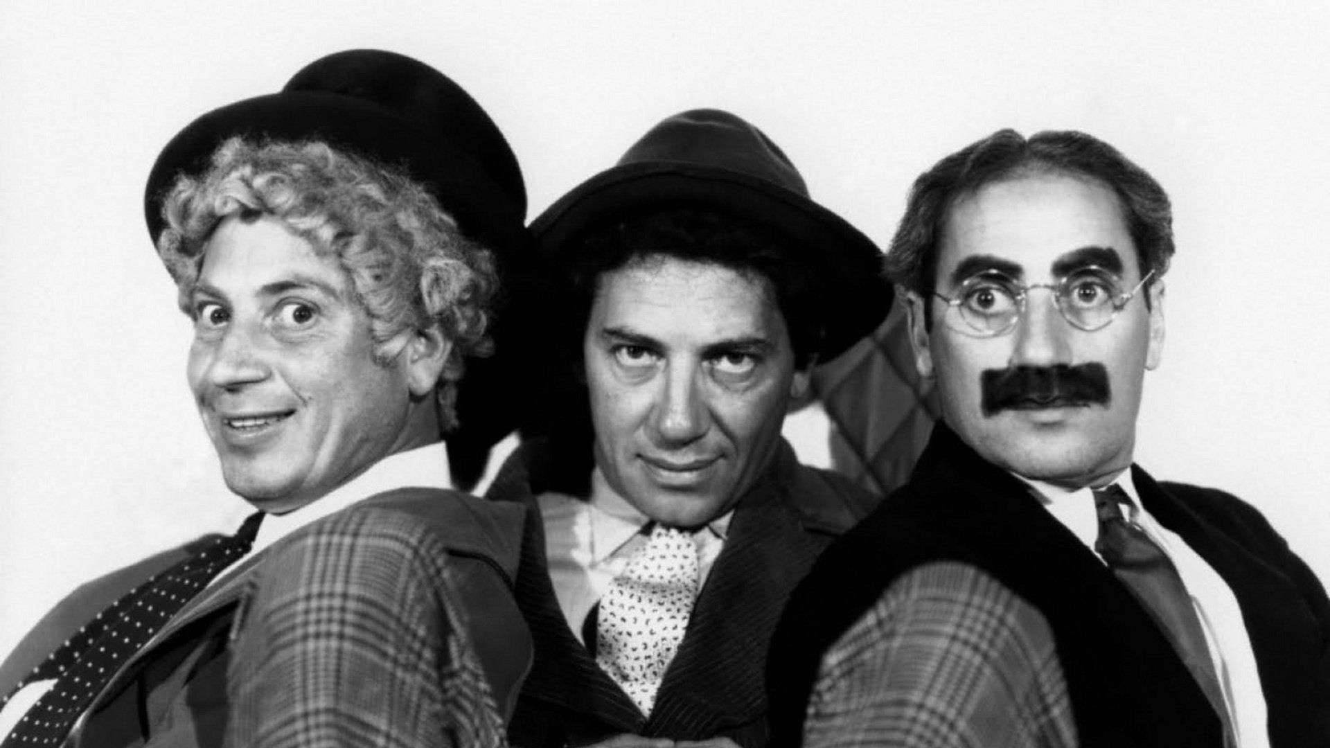 Marxbrothers Porträts In Nahaufnahme Wallpaper