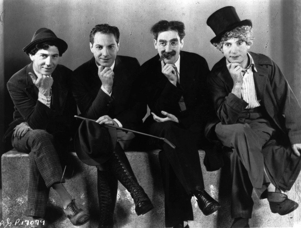 Marx Brothers Matching Poses Wallpaper