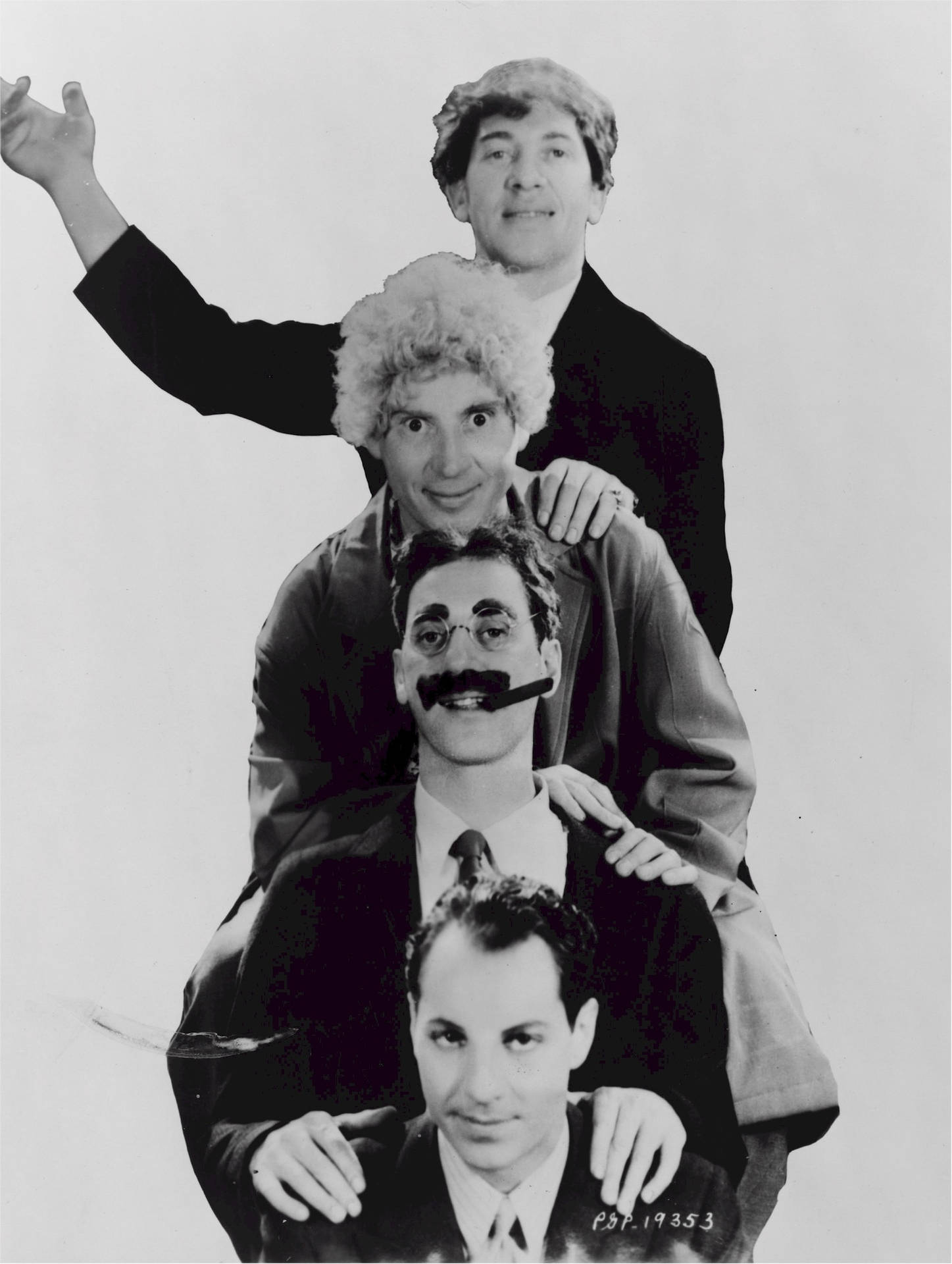Marx Brothers Standing In A Line Wallpaper