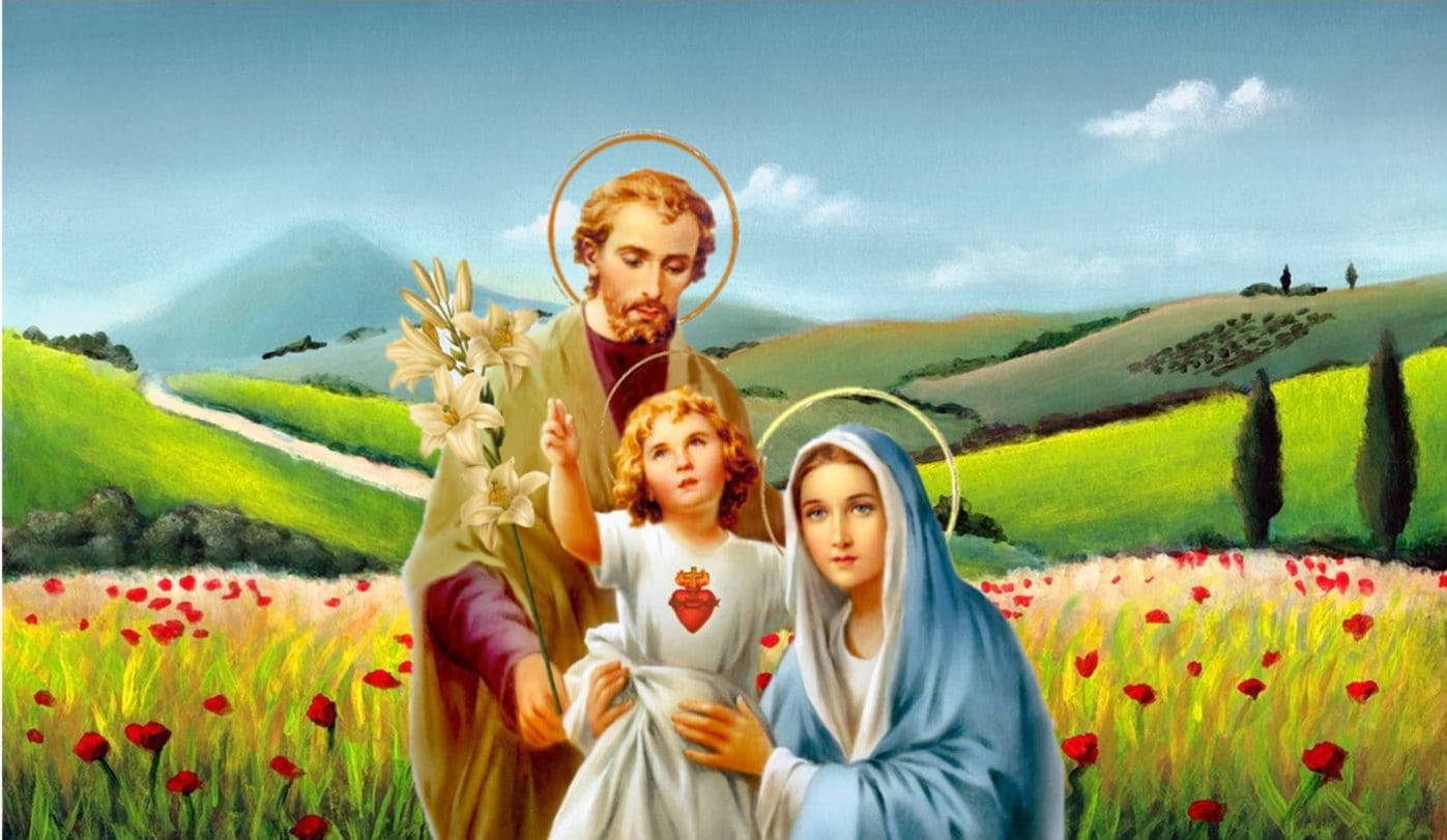 Mary And Jesus Field