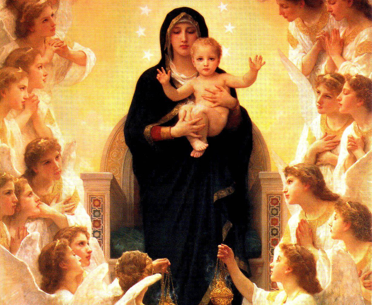 Mary And Jesus Heaven Celebration