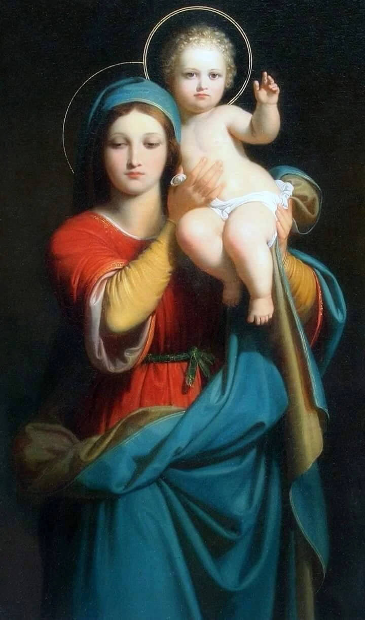 Mary And Jesus Lifted Up