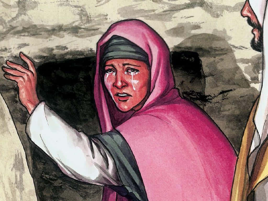 Caption: Mary Magdalene in Prayer Wallpaper