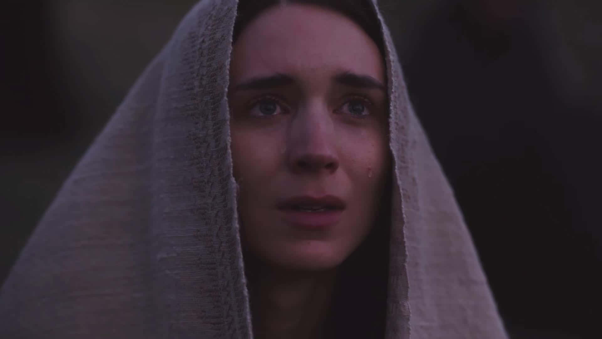 Mary Magdalene in a Moment of Reflection Wallpaper