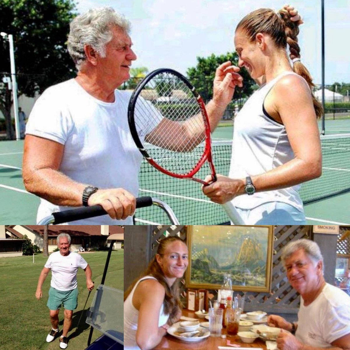 Mary Pierce And Her Father Wallpaper