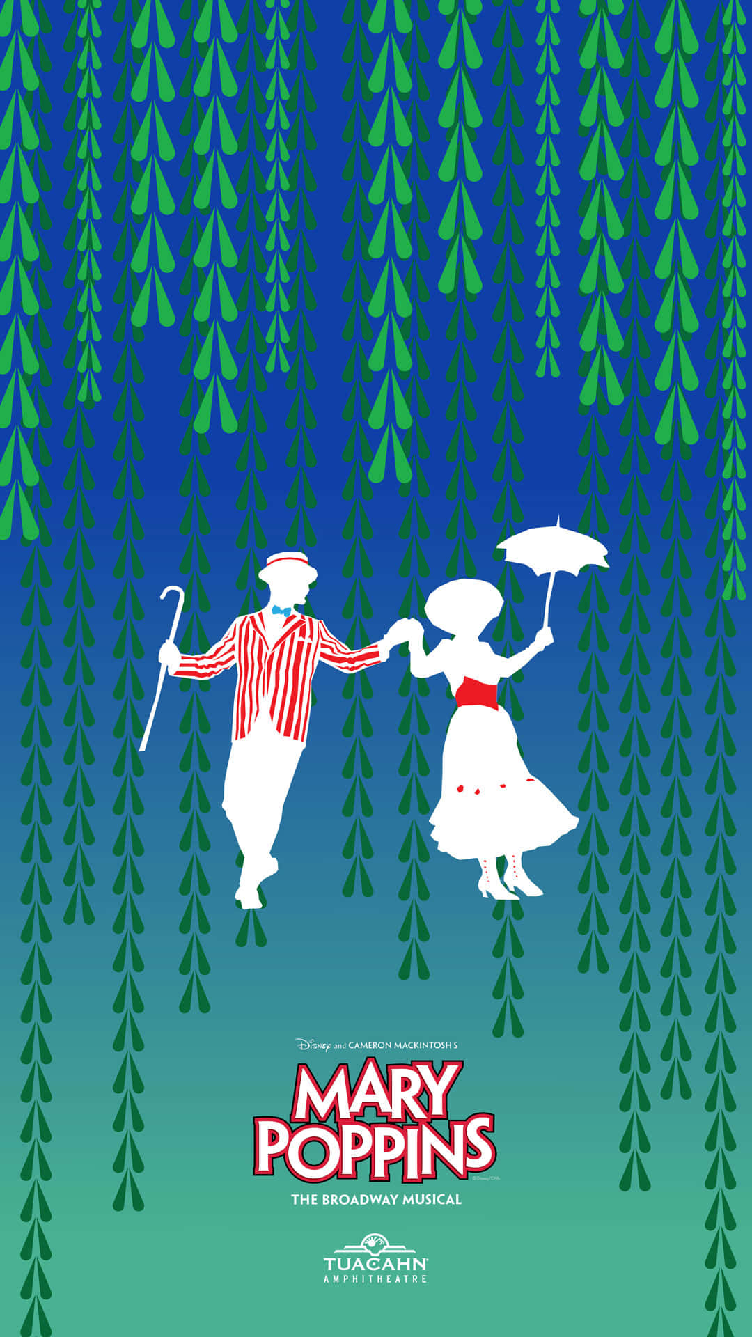 Mary Poppins displayed in a vibrant and colorful image Wallpaper