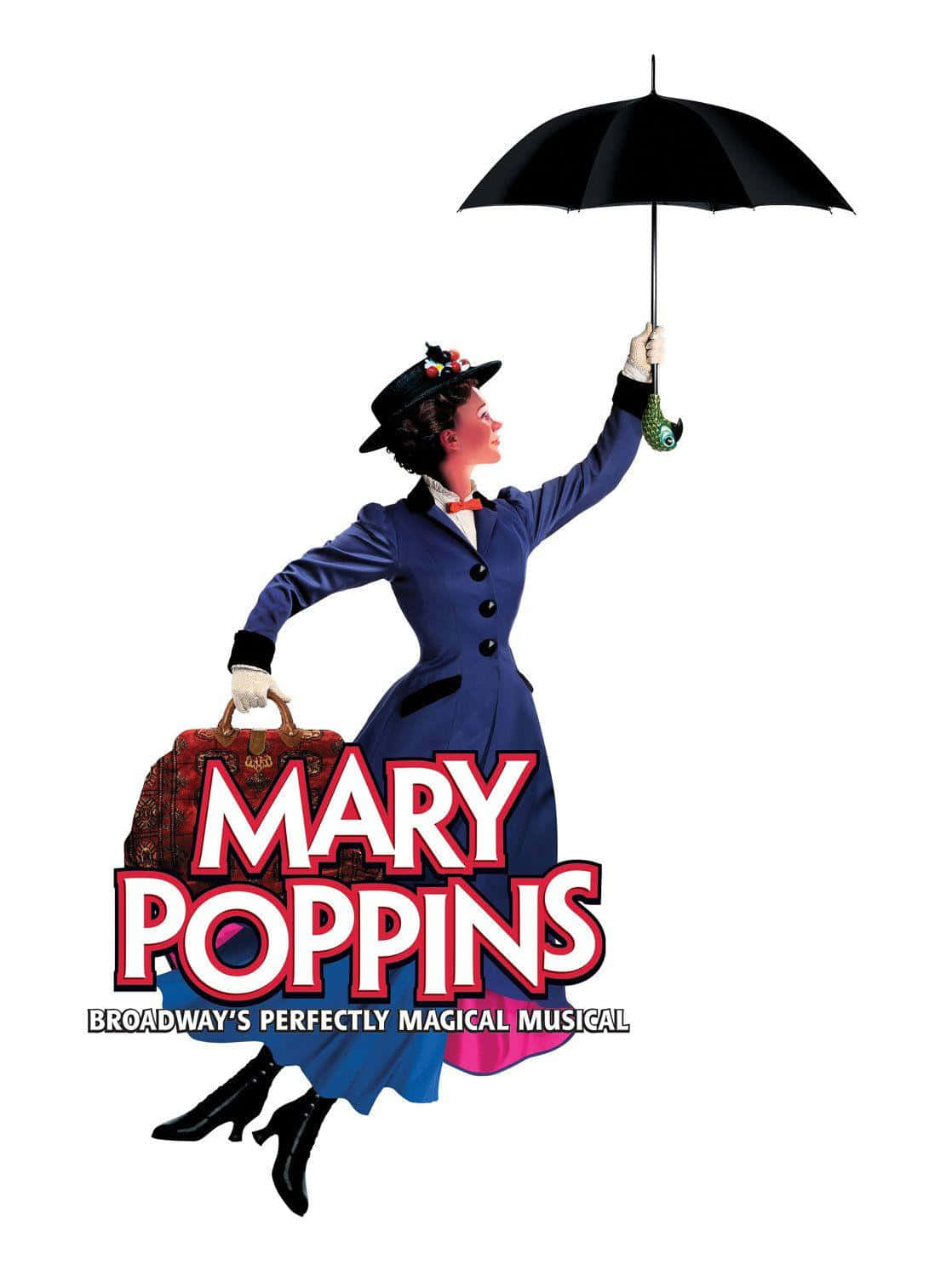 Magical Mary Poppins Soaring High Wallpaper