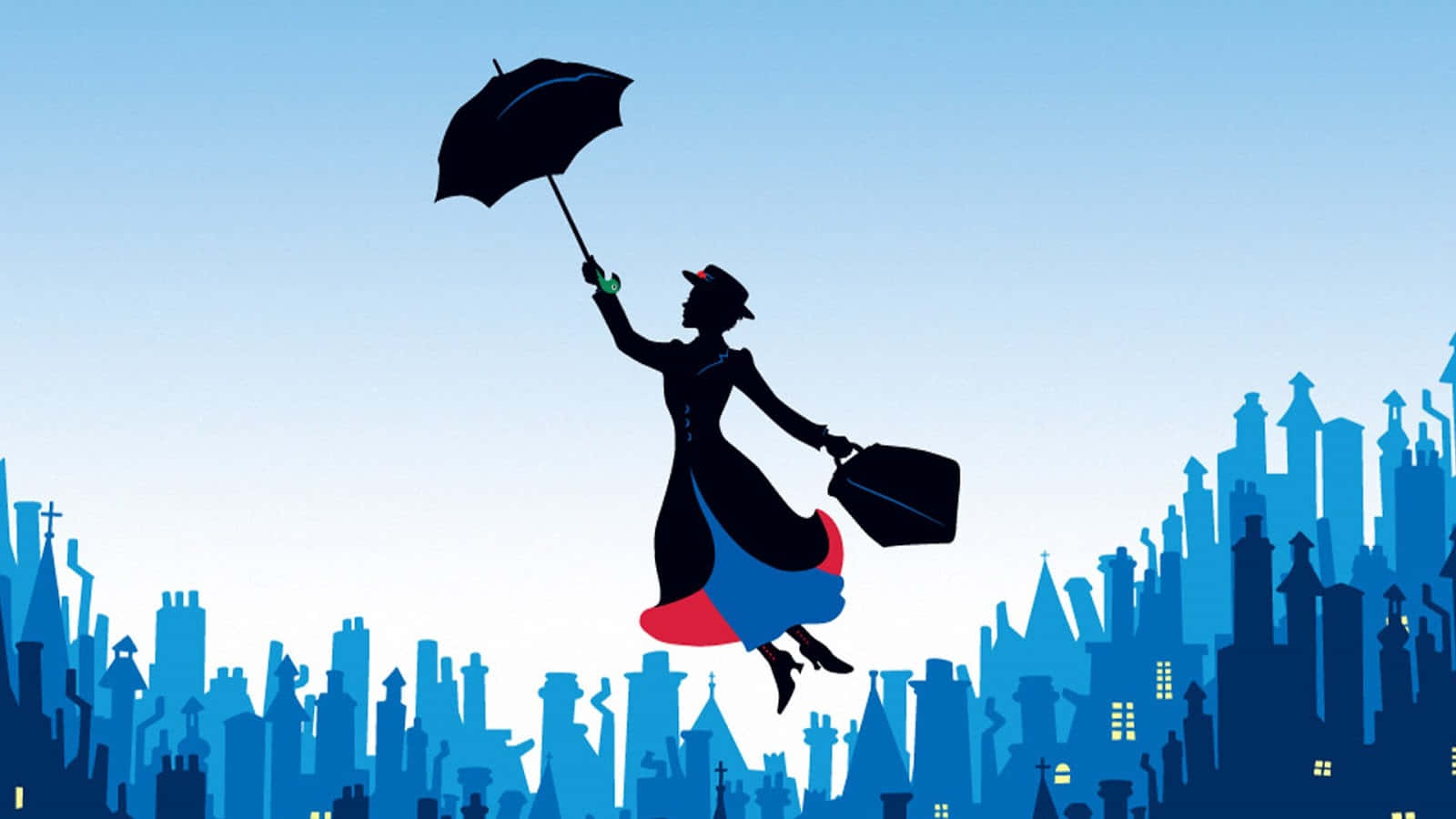 Download Captivating Mary Poppins Wallpaper Wallpaper | Wallpapers.com