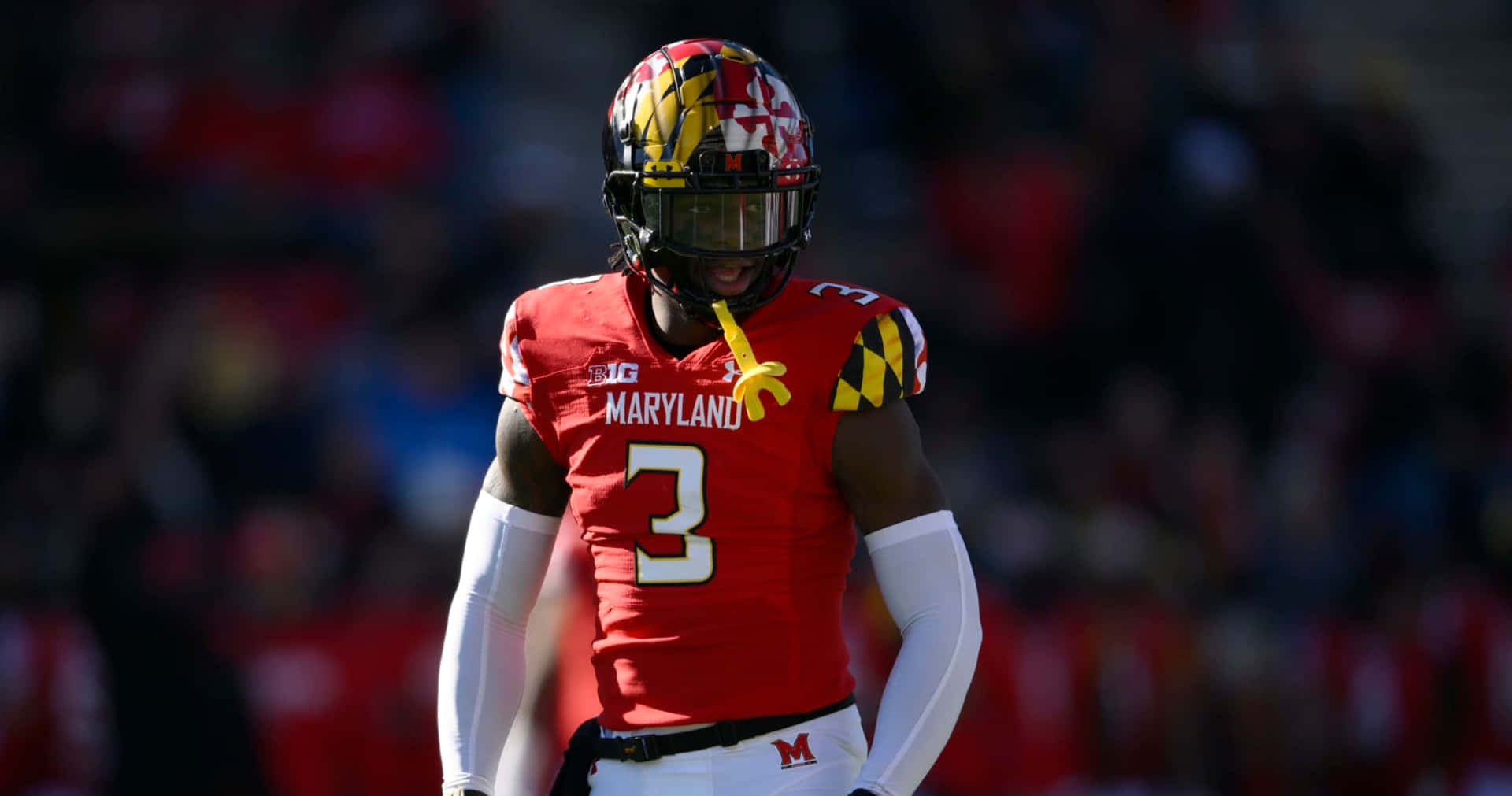 Maryland Football Player Number3 Wallpaper