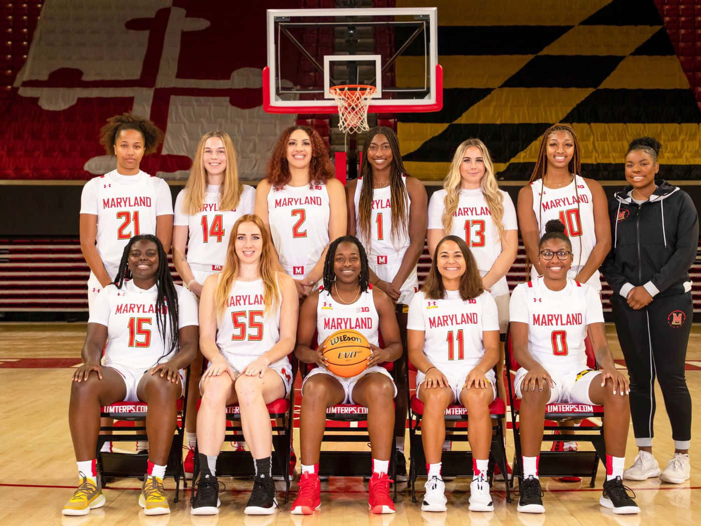 Maryland Womens Basketball Team Portrait Wallpaper