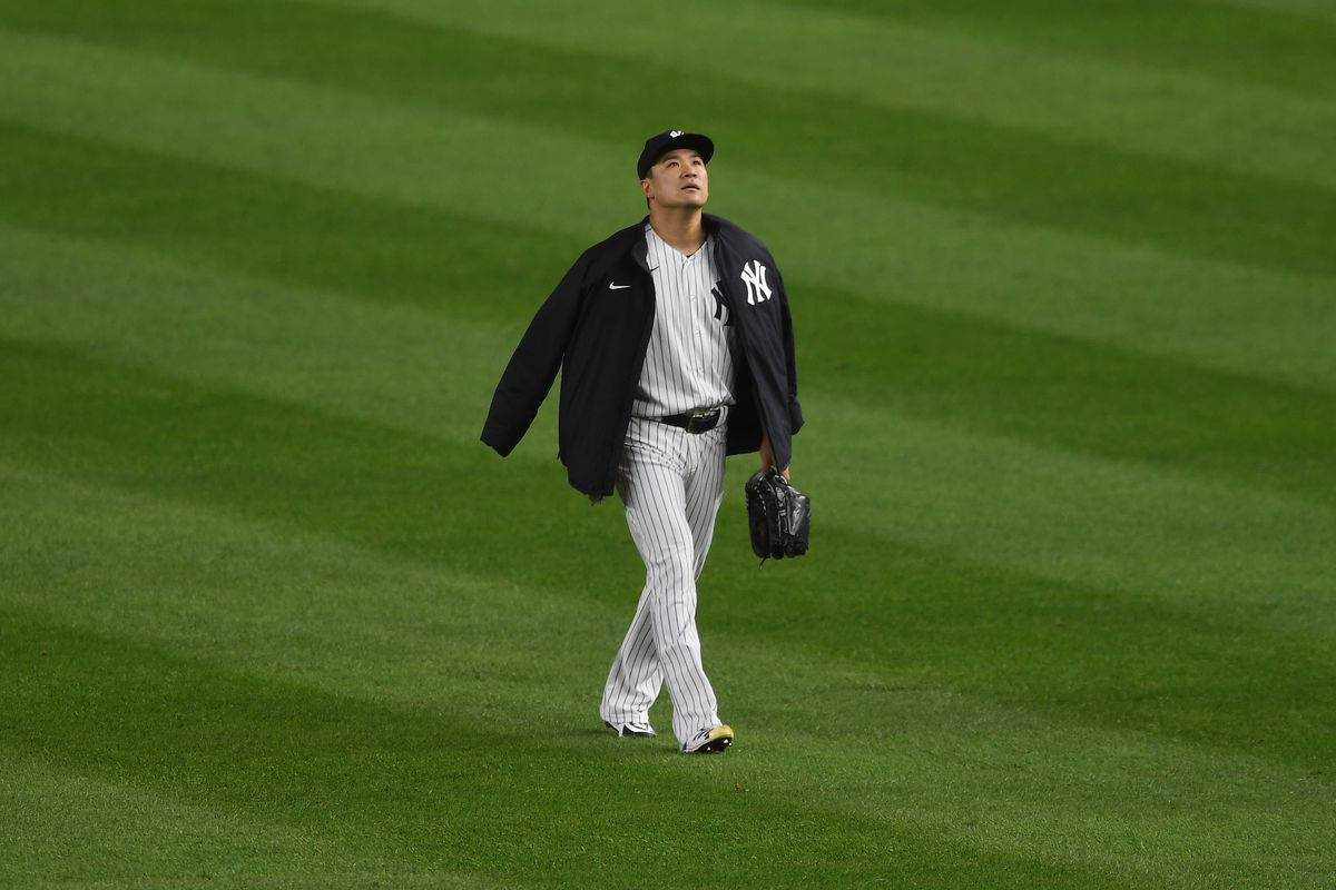 Masahiro Tanaka Walking In Baseball Field Wallpaper