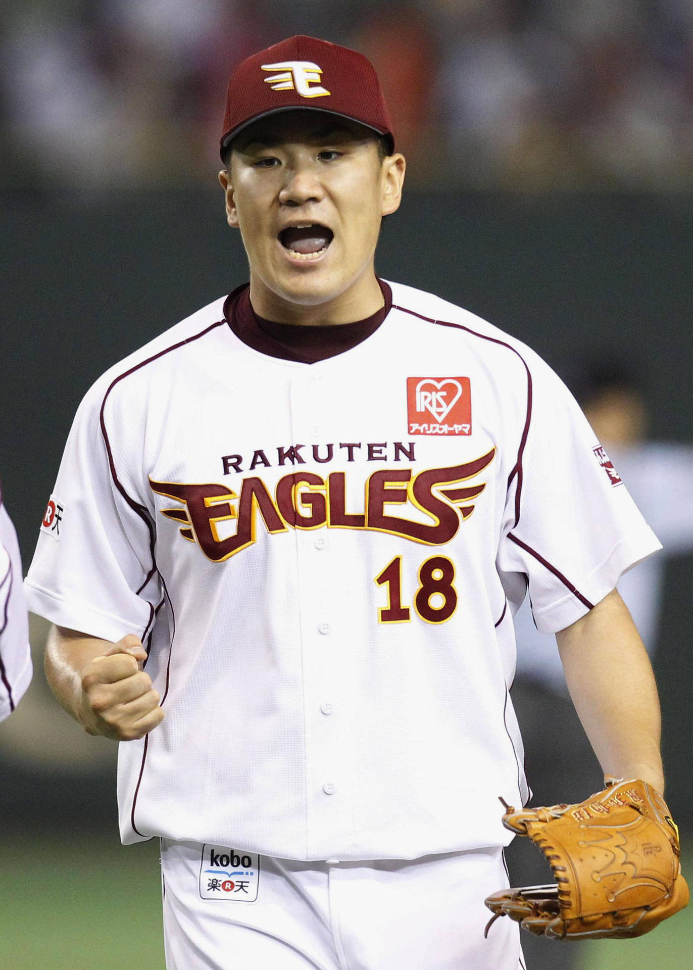 Masahiro Tanaka Wearing Red Baseball Cap Wallpaper