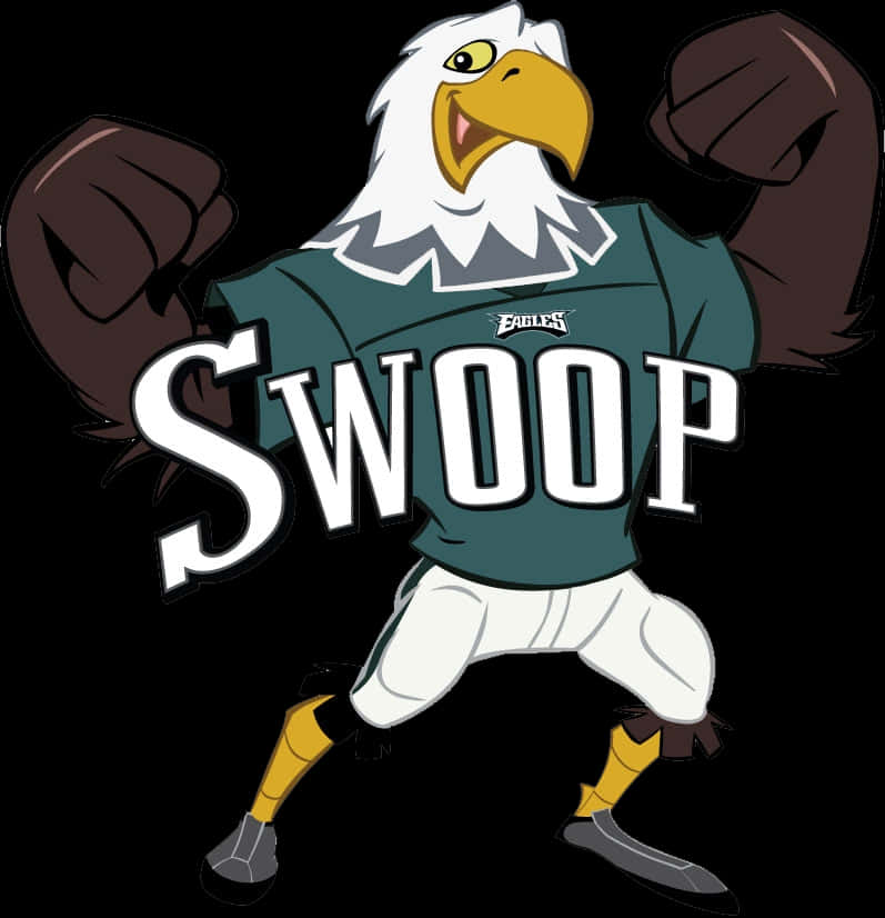 Mascot Swoop Eagles Football Team PNG