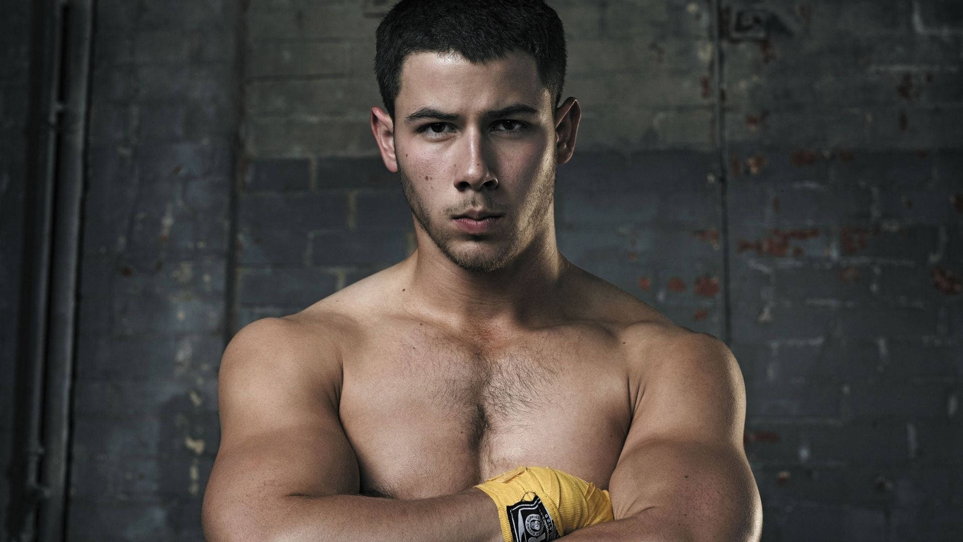 Masculine Nick Jonas Wallpaper