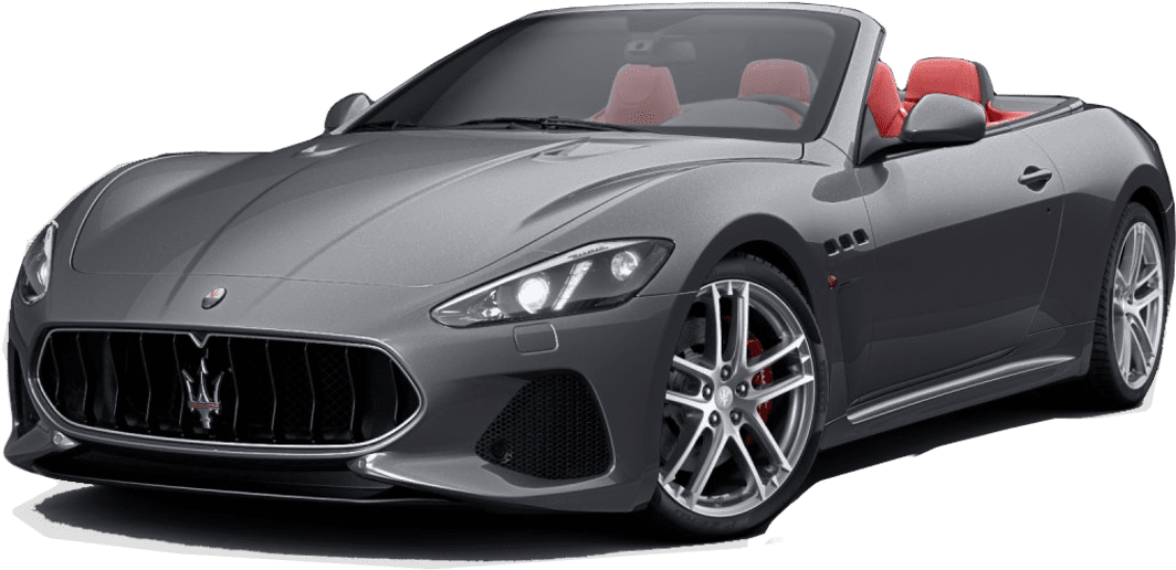 Maserati Gran Turismo Convertible Red Interior PNG