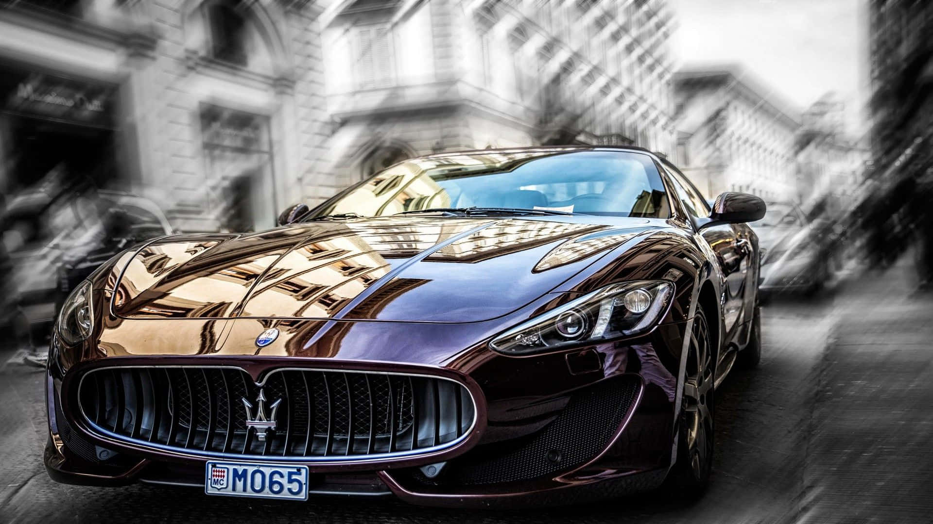 Maserati Granturismo - The Epitome Of Italian Luxury Sports Car Wallpaper