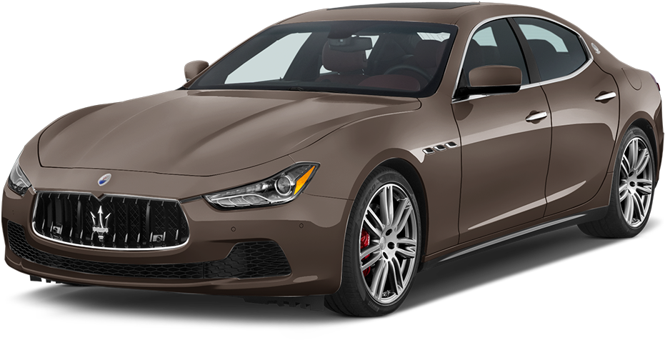 Maserati Luxury Sedan Brown PNG