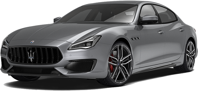 Maserati Luxury Sedan Profile View PNG