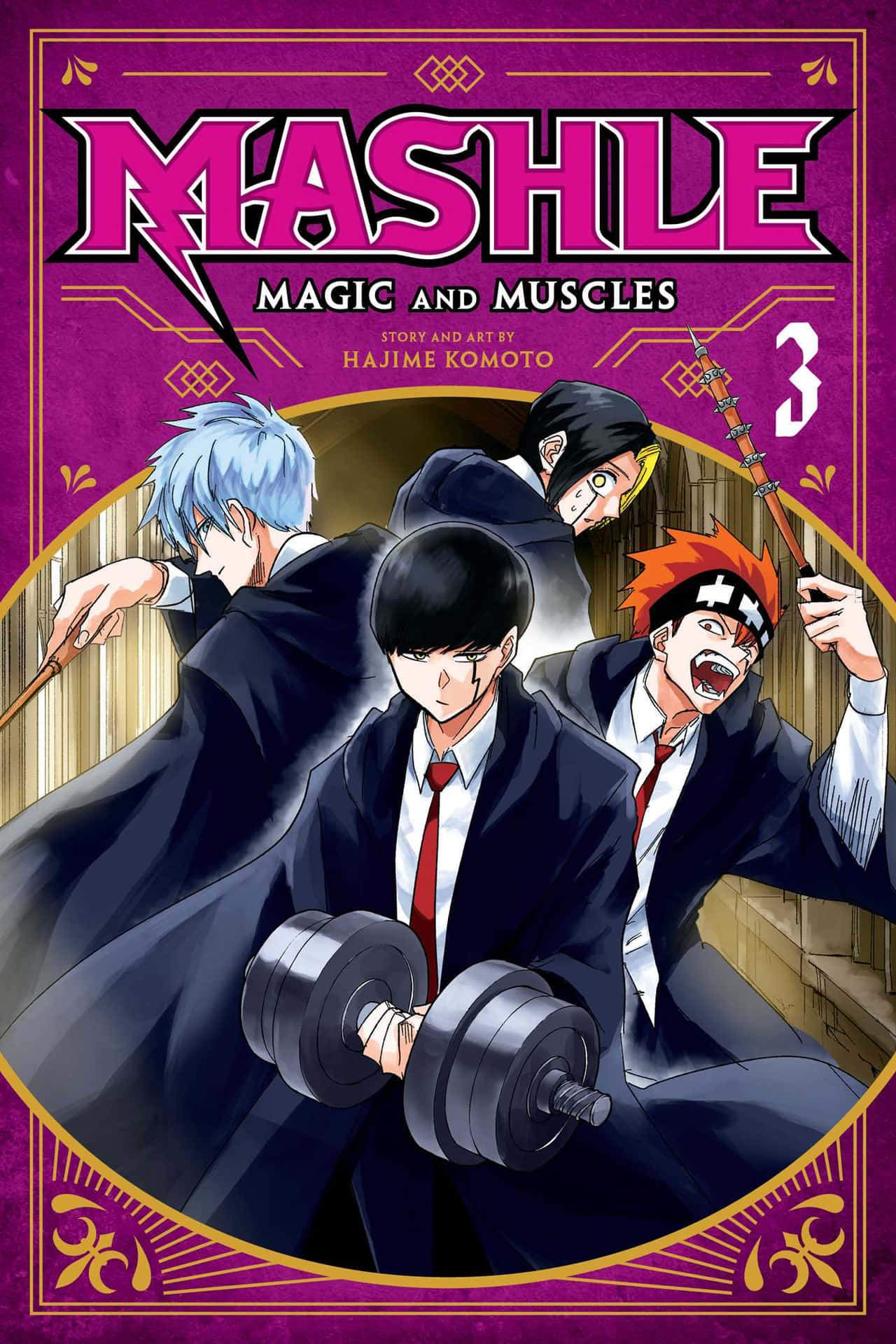 Mashle Magic And Muscles Volume3 Cover Wallpaper