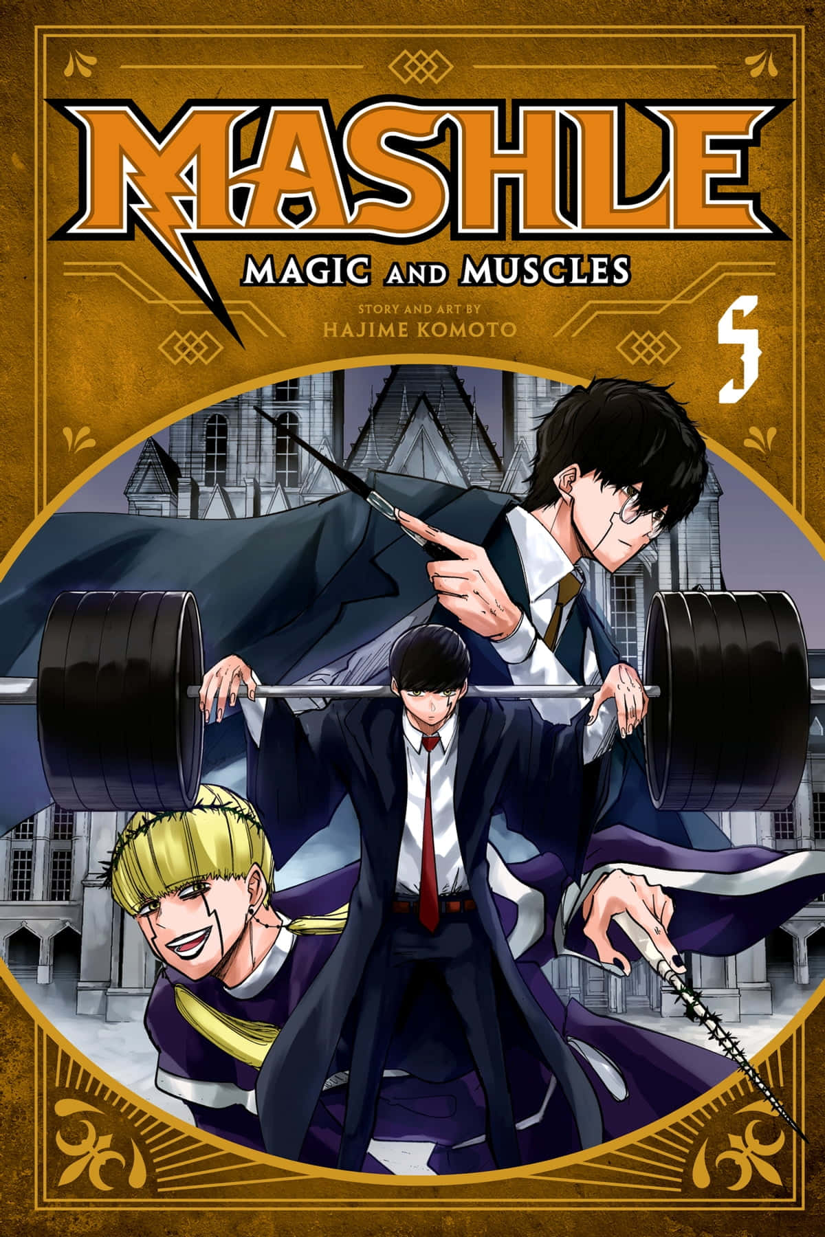 Mashle Magic And Muscles Volume5 Cover Wallpaper