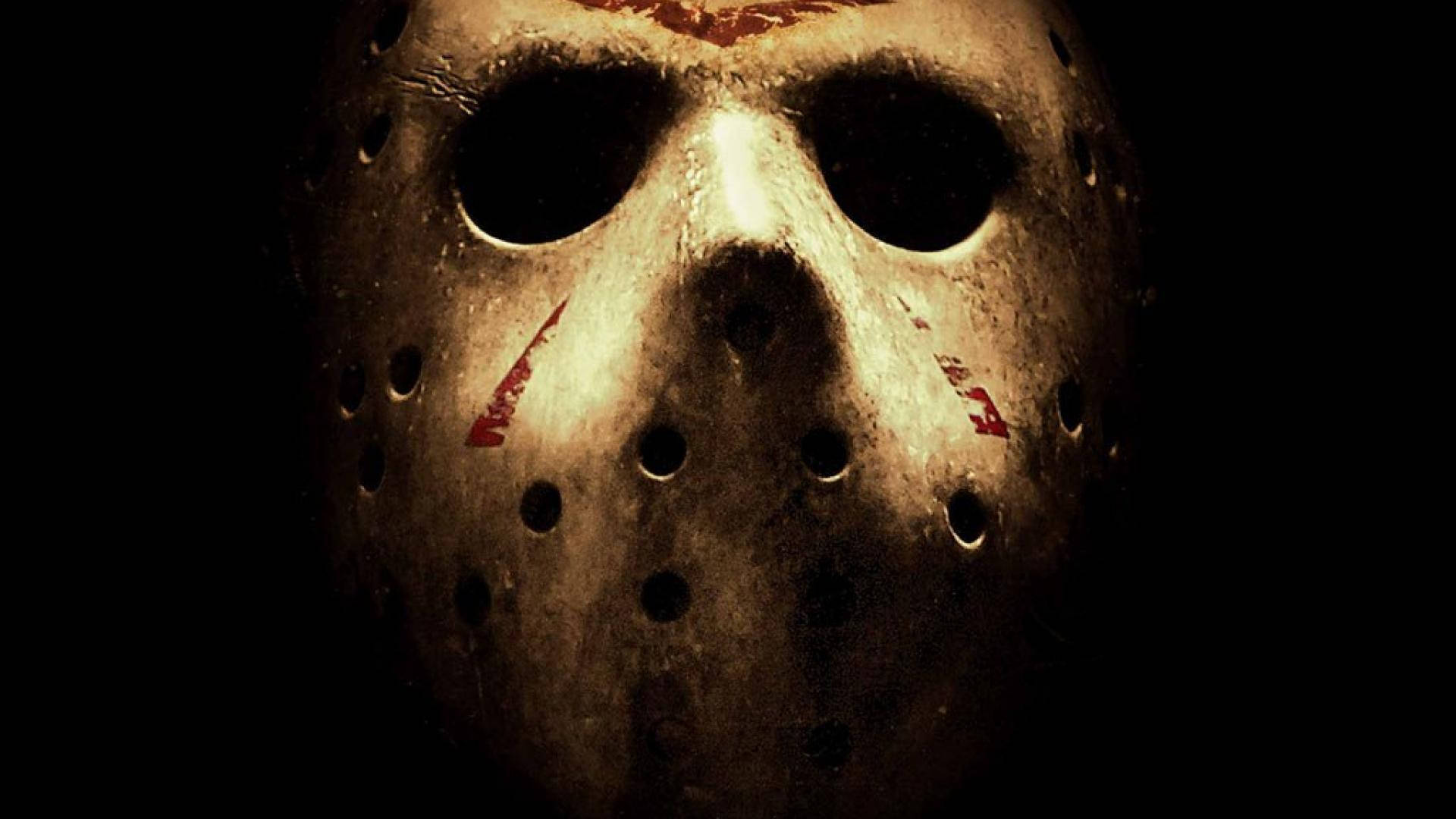 Mask From Horror Movie Friday The 13th Background