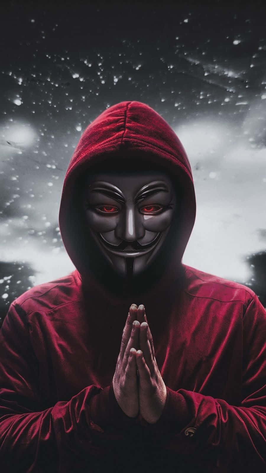 Immaginedi Un Uomo Con La Maschera Di Vendetta.