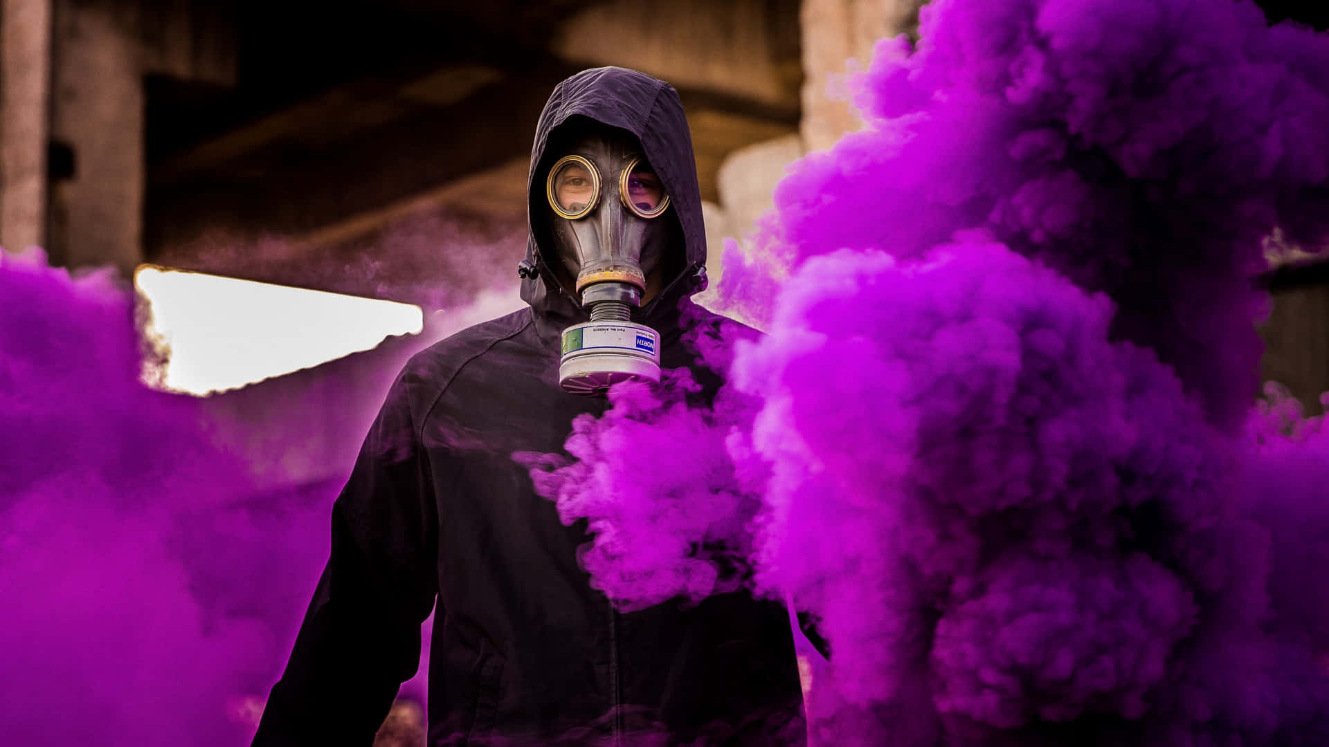 Poison Gas Mask Man Picture