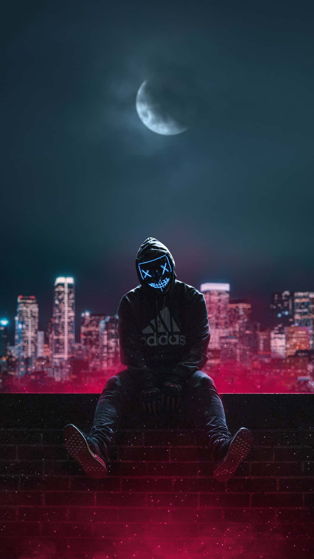 City Lights Mask Man Picture