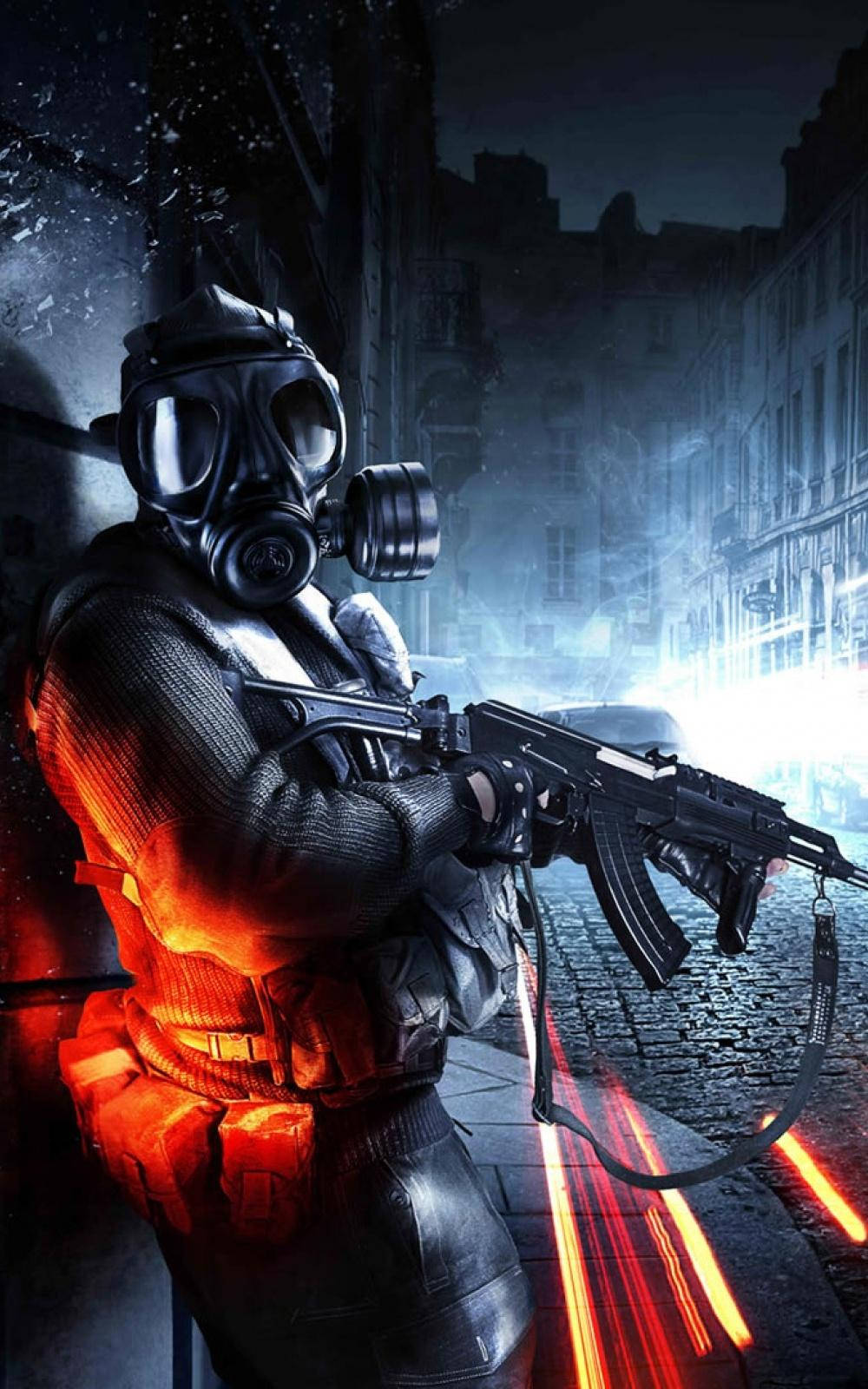 Masked Soldier Battlefield 4 Phone Wallpaper